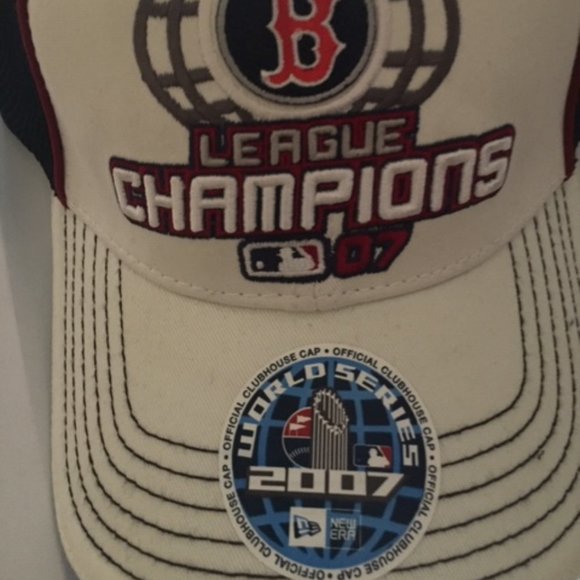 Boston Red Sox World Series 2007 League Champions Baseball Cap  - new with tags - Picture 2 of 6